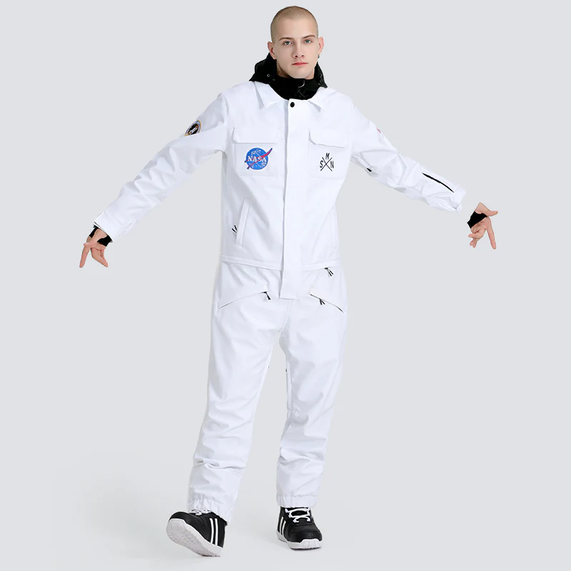 Men's SMN Slope Star Nasa Icon Ski Suits Winter Jumpsuit - Image 6
