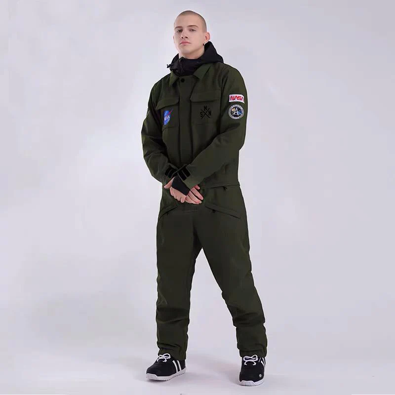 Men's SMN Slope Star Nasa Icon Ski Suits Winter Jumpsuit - Image 7