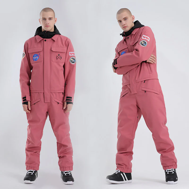 Men's SMN Slope Star Nasa Icon Ski Suits Winter Jumpsuit - Image 8