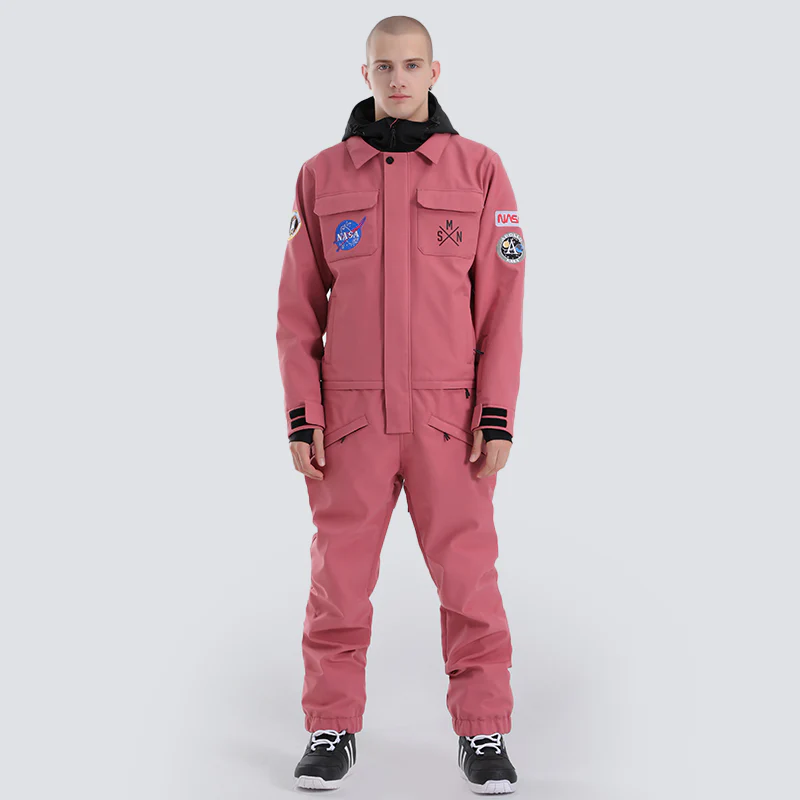 Men's SMN Slope Star Nasa Icon Ski Suits Winter Jumpsuit - Image 9