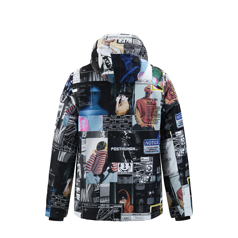 Men's SMN Winter Urban Practical Freestyle Ski Snowboard Jacket - Image 3