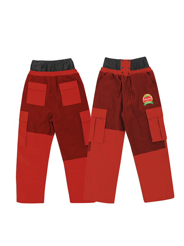 Men's Snowall Winter Warm Waterproof Hip-hop Snowboard Pants Corduroy - Image 2