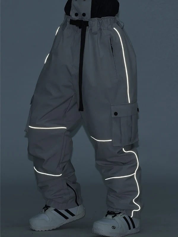 Men's SnowCraze Alpine Explorer Freestyle Baggy Snow Pants - Image 4