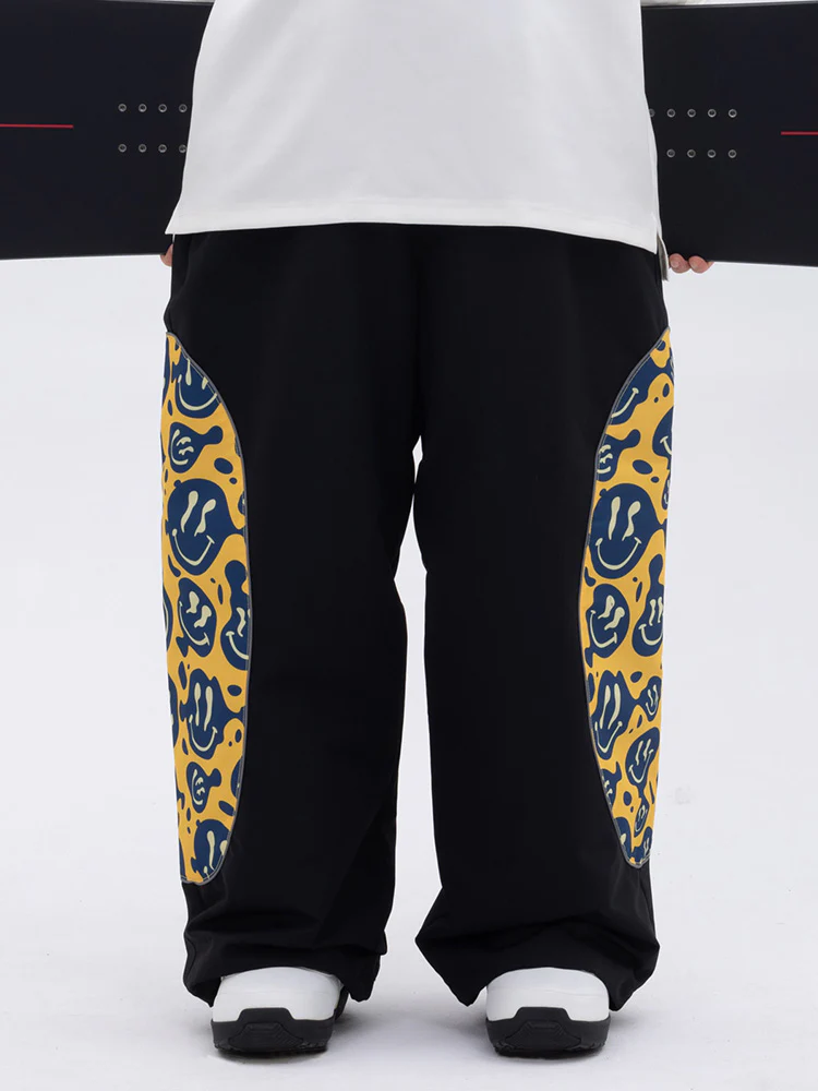 Men's All Weather Reflective Swaggy Graphic Cargo Snow Pants - Image 8