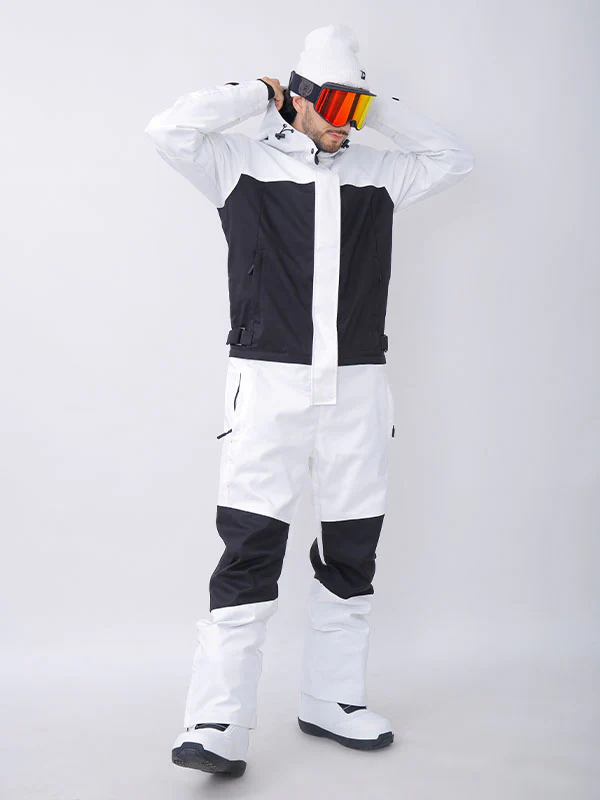 Men's Snowverb Alpine Ranger Colorblock One Piece Snowsuit - Image 3