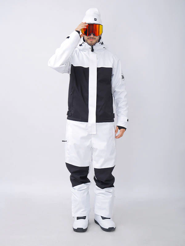 Men's Snowverb Alpine Ranger Colorblock One Piece Snowsuit - Image 4