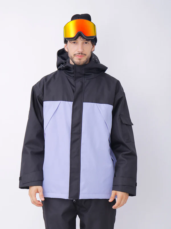 Men's Snowverb Alpine Ranger Colorblock Snowboard Jacket - Image 9