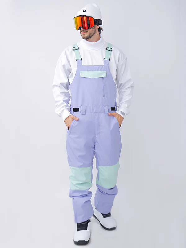 Men's Snowverb Alpine Ranger Bibs Overall Snowboard Pants - Image 9