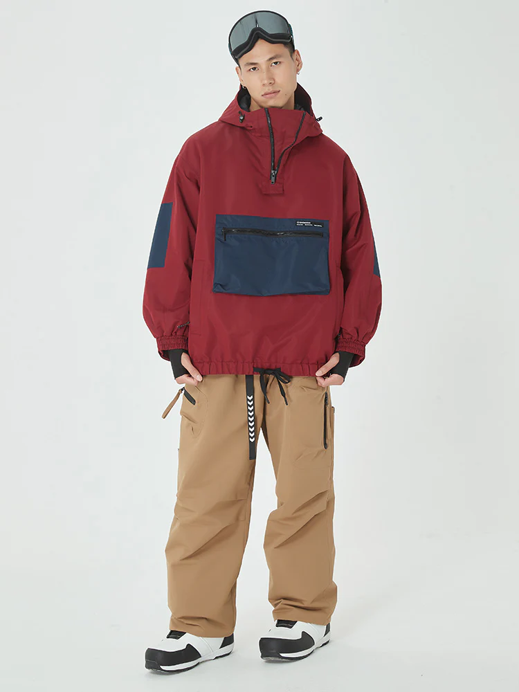 Men's Winter Bomber Snow Suit Prime Baggy Snowboard Jacket & Pants - Image 7