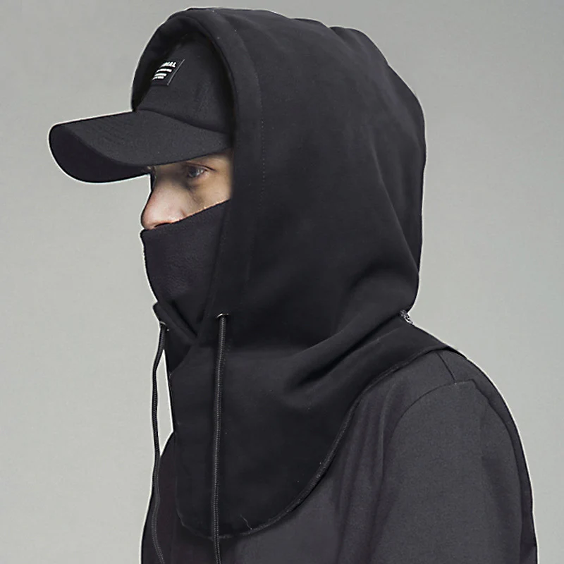 Unisex Fleece Hood, Ski/Snowboard Face Mask, Face Head Warmer - Image 3