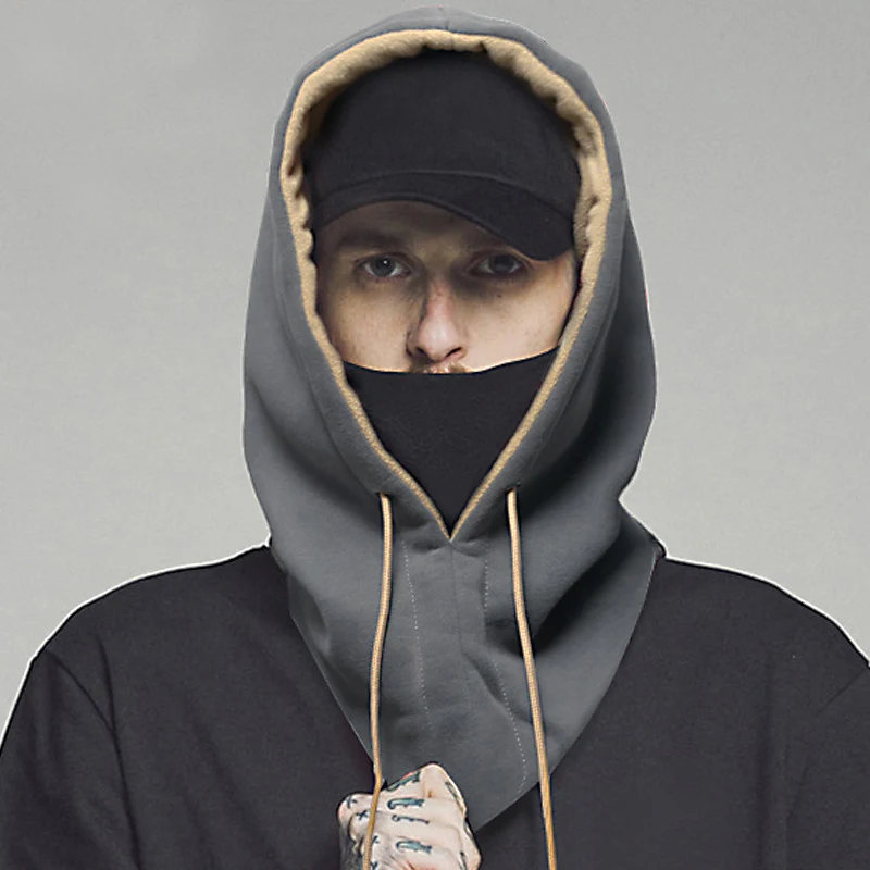 Unisex Fleece Hood, Ski/Snowboard Face Mask, Face Head Warmer - Image 5