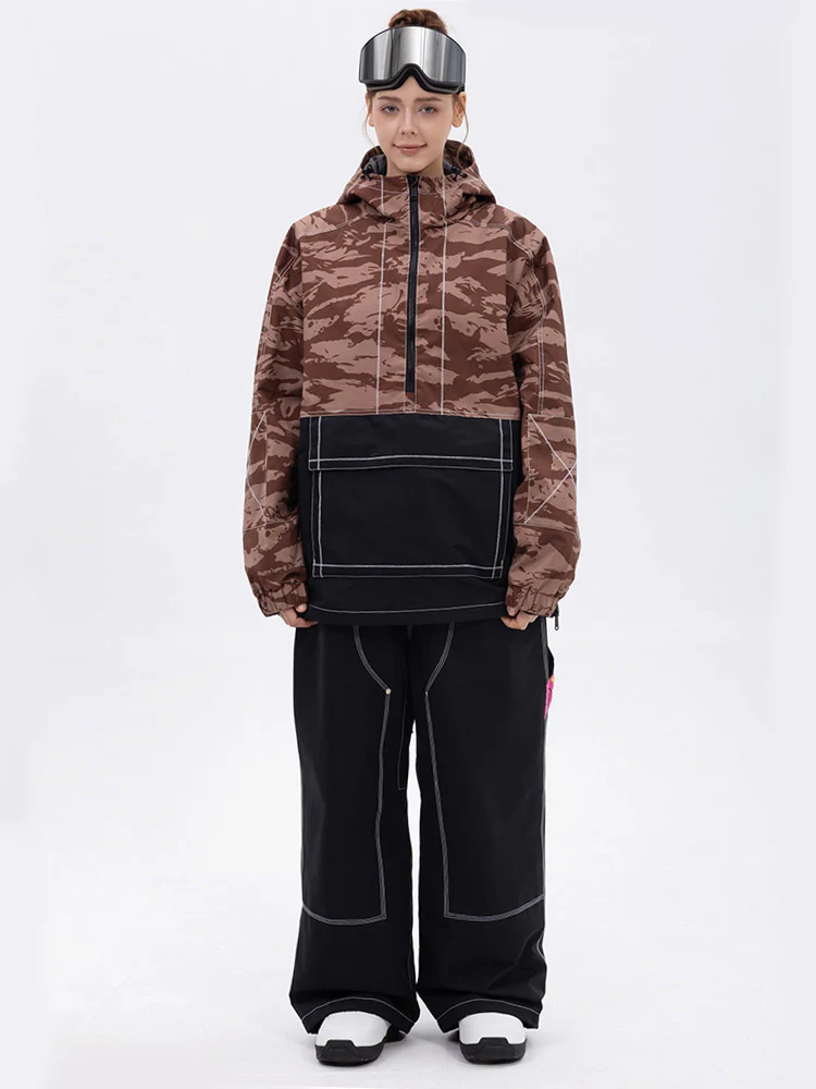 Women’s Mountain Vibe Pullover Jacket & Urban Freerider Baggy Snow Pants Set - Image 17