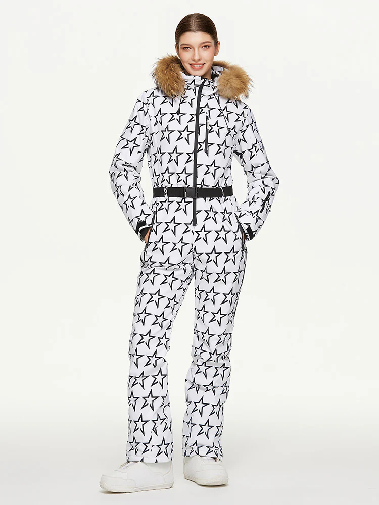 Women's Arctic Queen Winter Fantasy Full Body Onesie Ski Jumpsuit - Image 2