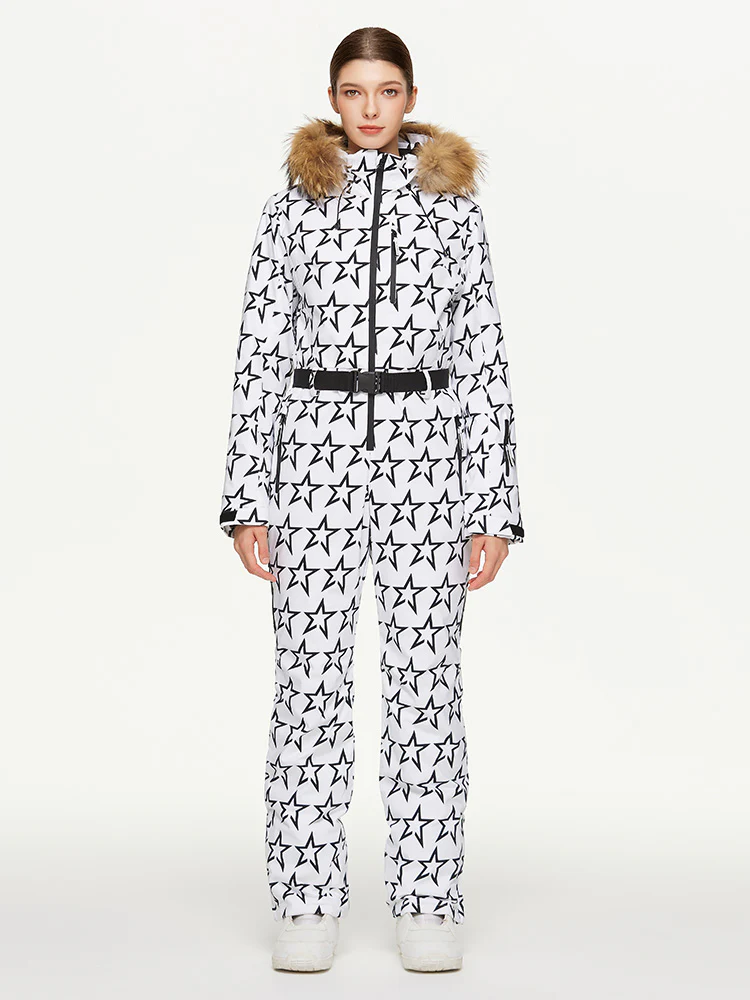 Women's Arctic Queen Winter Fantasy Full Body Onesie Ski Jumpsuit - Image 3