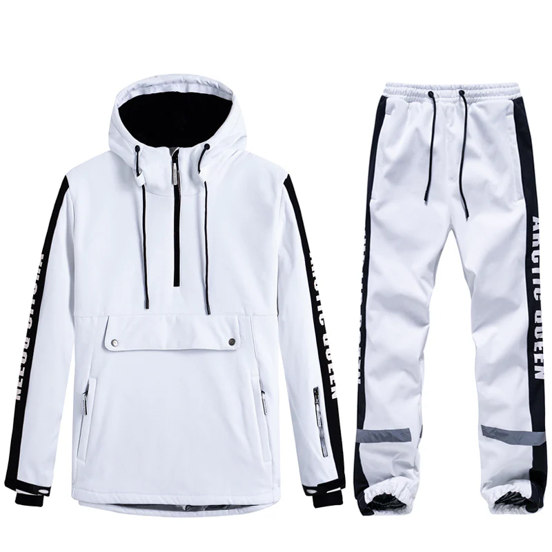 Women's Arctic Queen Winter Guide Stripe Reflective Snow Suits - Image 3