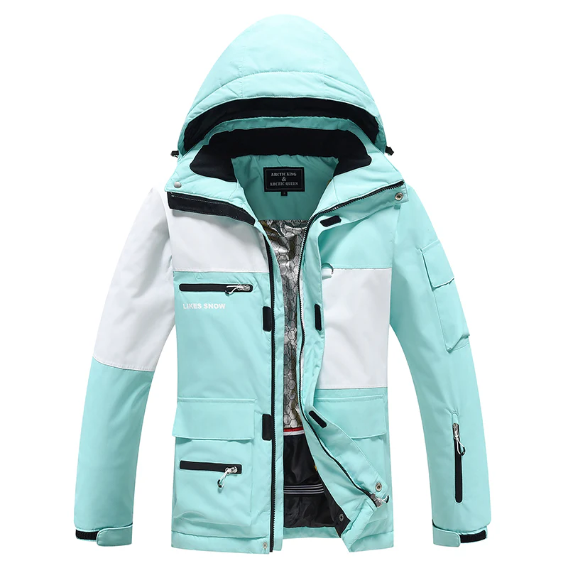 Women's Arctic Queen Winter Wonderland Snow Jacket - Image 8