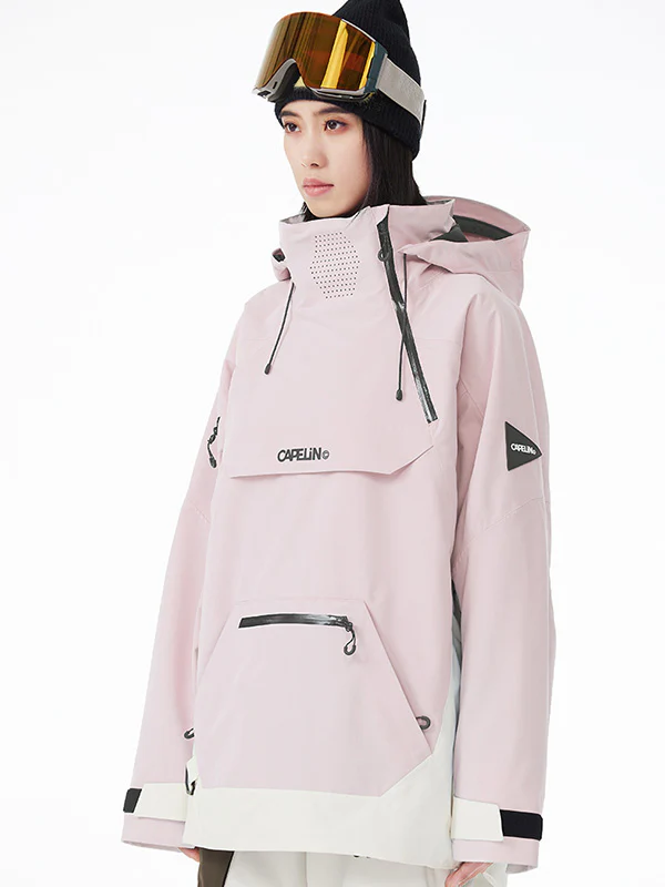 Women's Capelin Mountain PowderPro Anorak Baggy Snow Jacket - Image 15