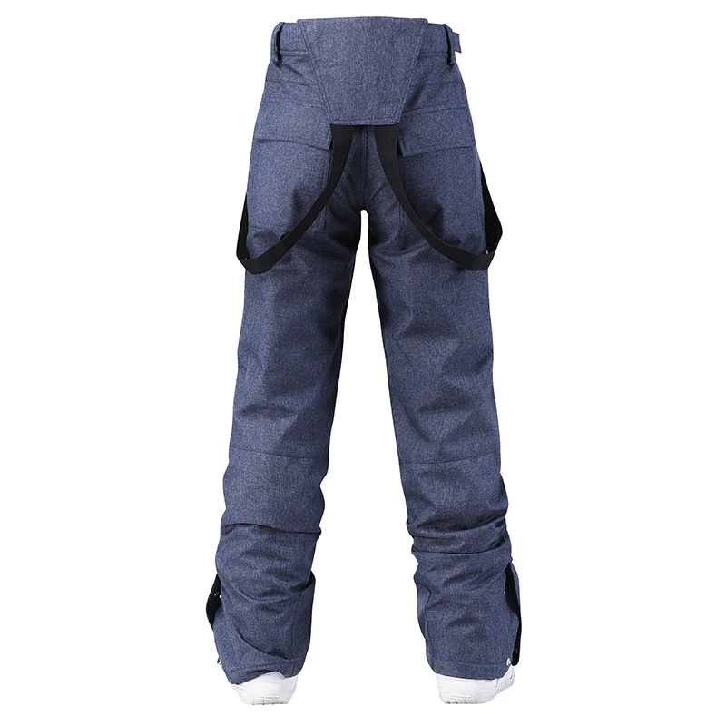 Women's Delicate Ice Queen Snow Pants Ski Bibs - Image 6