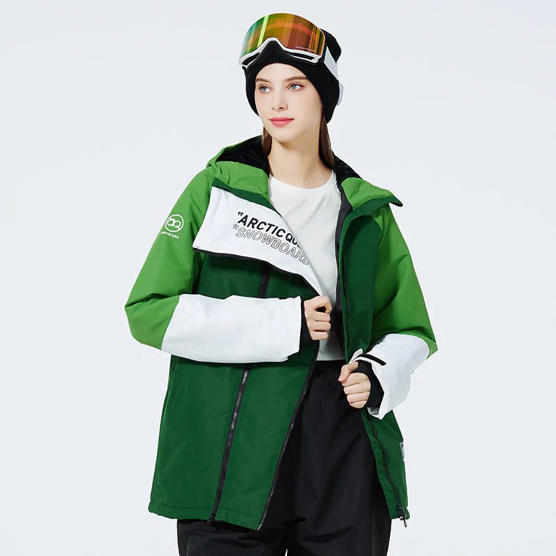 Women's Arctic Queen Winter Impression Zip Snow Jacket - Image 2