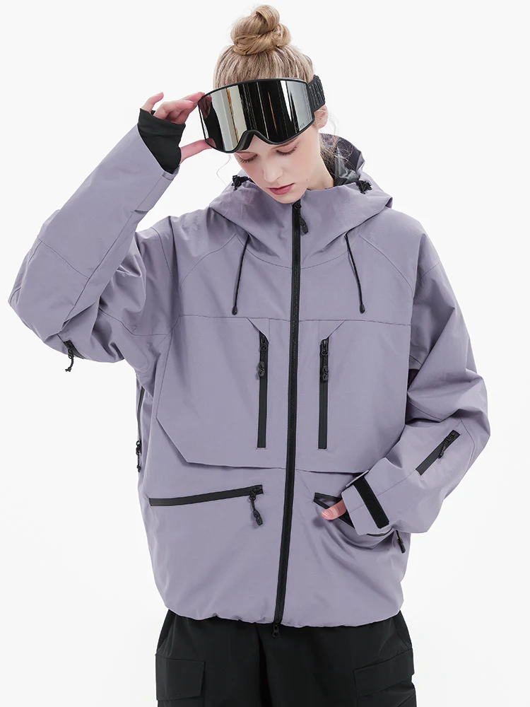 Women's Durable Steeze HypeShred Baggy Utility Cargo Snow Jacket - Image 2