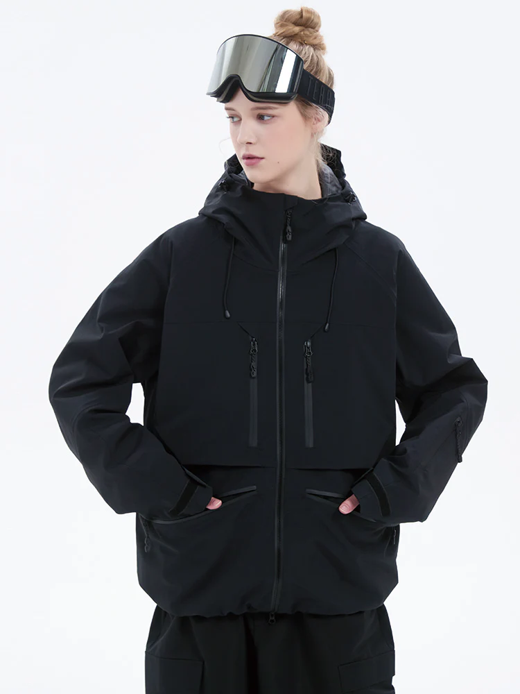 Women's Durable Steeze HypeShred Baggy Utility Cargo Snow Jacket - Image 3