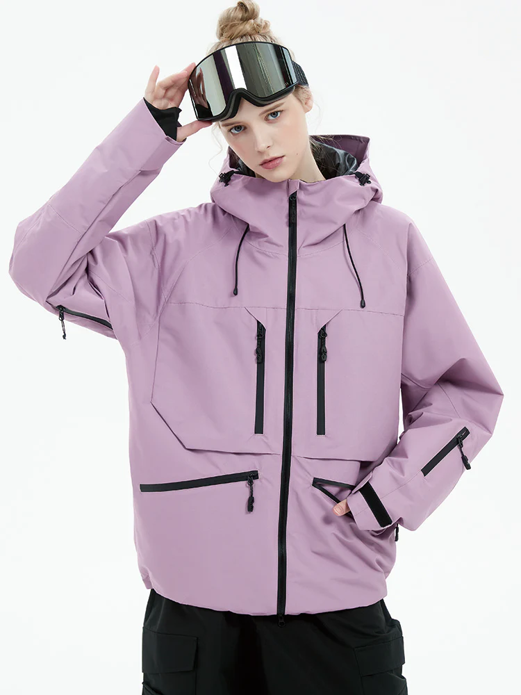 Women's Durable Steeze HypeShred Baggy Utility Cargo Snow Jacket - Image 5