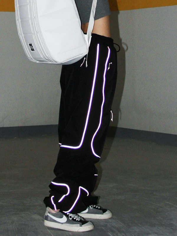 Women's Geight Flyflow Light Reflective Mountain Pro Baggy Snow Pants - Image 5