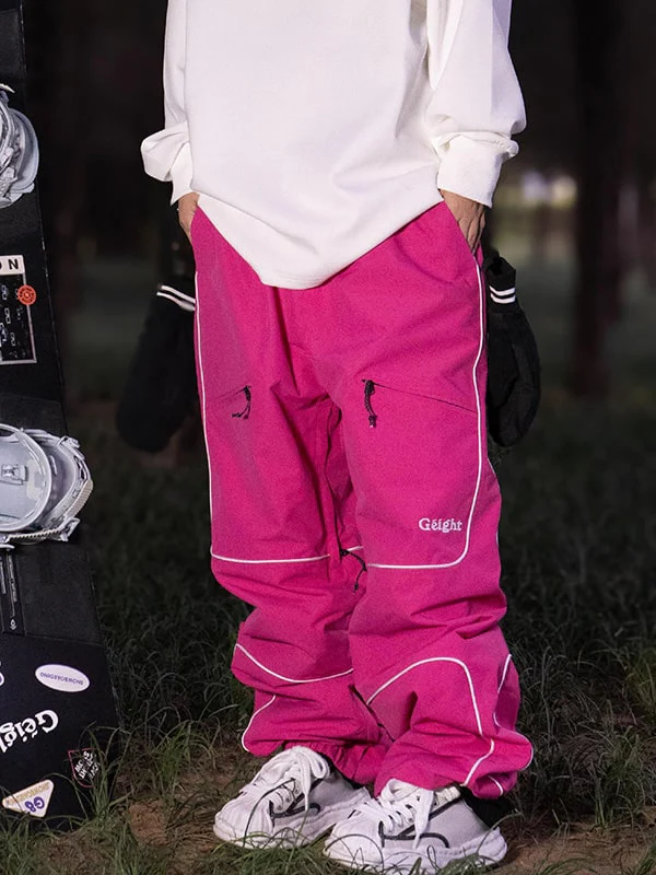 Women's Geight Flyflow Light Reflective Mountain Pro Baggy Snow Pants - Image 7
