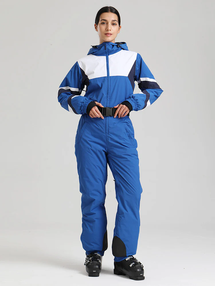 Women's Gsou Snow ChillTrack Classic Retro Ski Suit - 80s Vintage Ski Outfits - Image 7