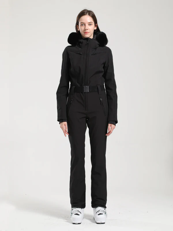 Women's Gsou Snow Classic Faux-Fur Trim Dawn Ski Suit - Image 8