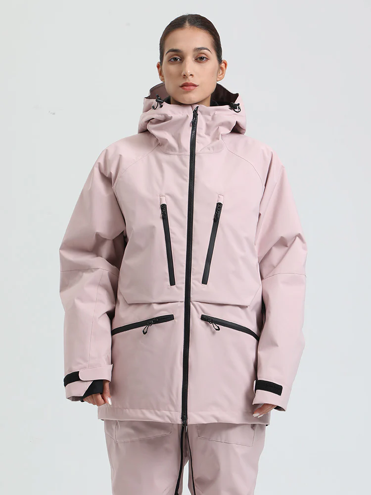 Women's Gsou Snow Durable Mountain Pro All Function Cargo Snow Jacket - Image 2