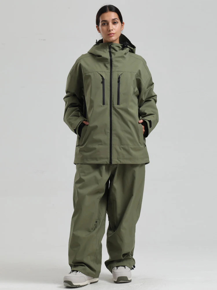 Women's Gsou Snow Durable Mountain Pro Insulated Wind Armor Snow Suits - Image 18