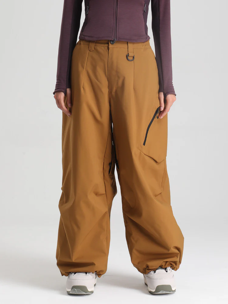 Women's Gsou Snow Durable Urban Vibe All Function Baggy Snow Pants - Image 12