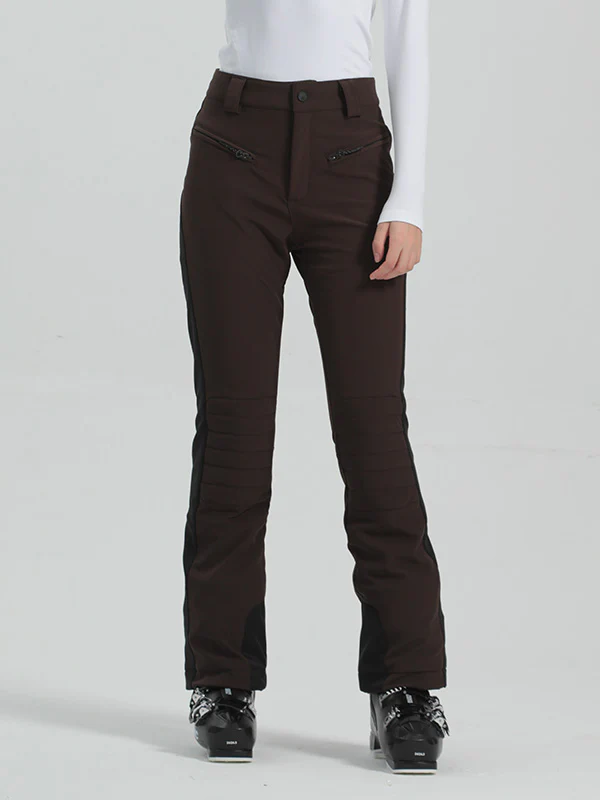 Women's Gsou Snow Elegant Stretch Flare Ski Pants - Image 14