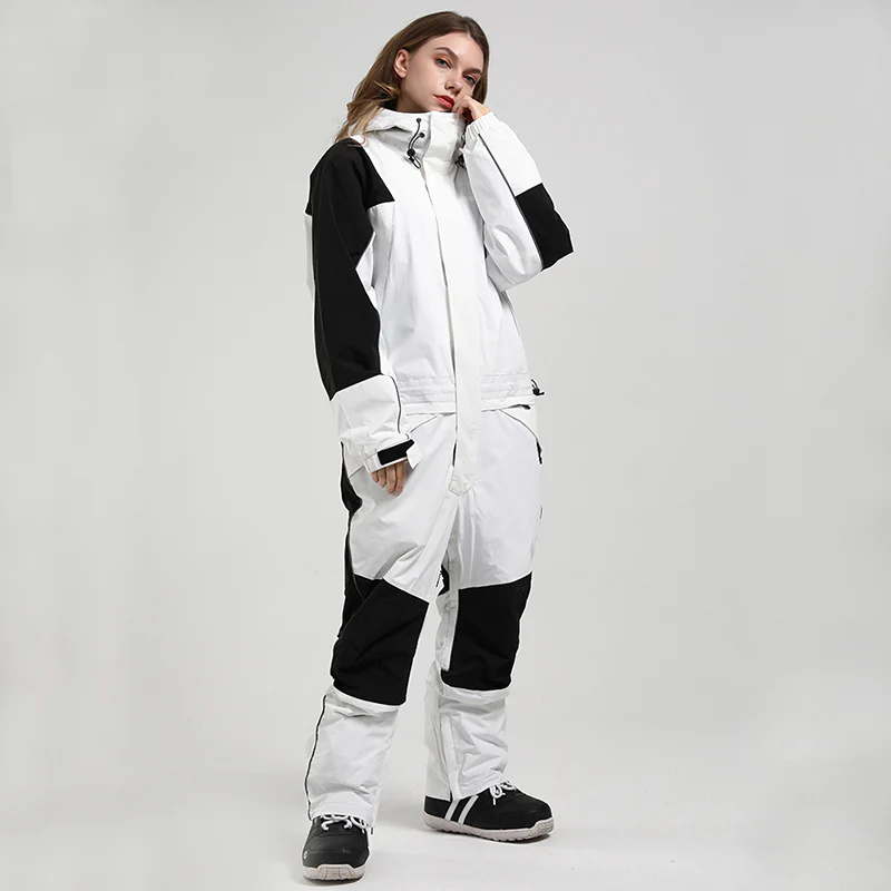 Women's Mountain Destroyer Snowshredding One Piece Ski Suits Winter Snowsuits - Image 7