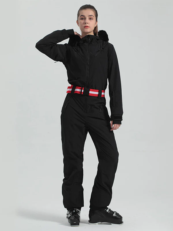 Women's Gsou Snow Padded Belt Ski Suit - Image 7