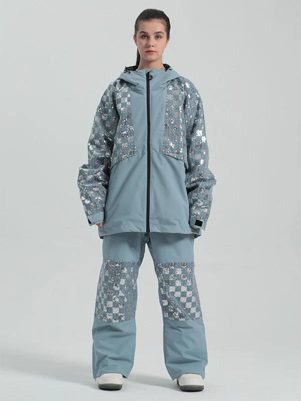 Women's Gsou Snow Sequin Snow Jacket & Pants Sets - Image 5