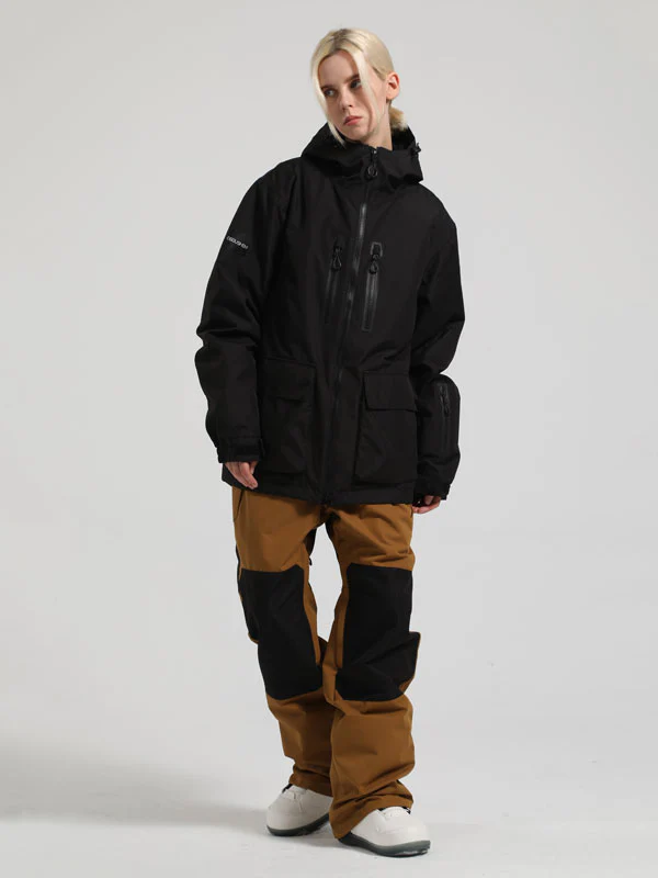 Women's Gsou Snow Winter Ranger Cargo Snow Jacket & Bibs Set - Image 10