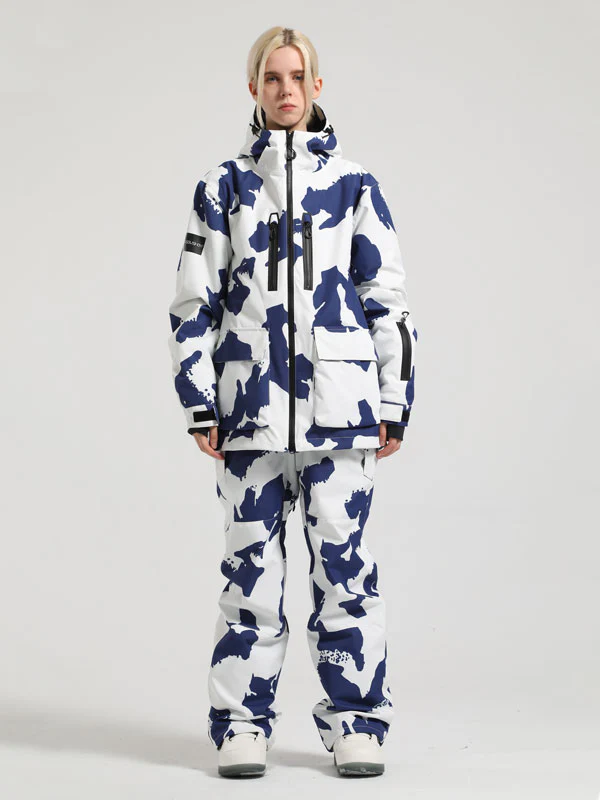 Women's Gsou Snow Winter Ranger Cargo Snow Jacket & Bibs Set - Image 5
