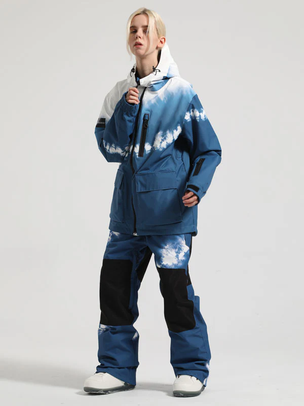 Women's Gsou Snow Winter Ranger Cargo Snow Jacket & Bibs Set - Image 7