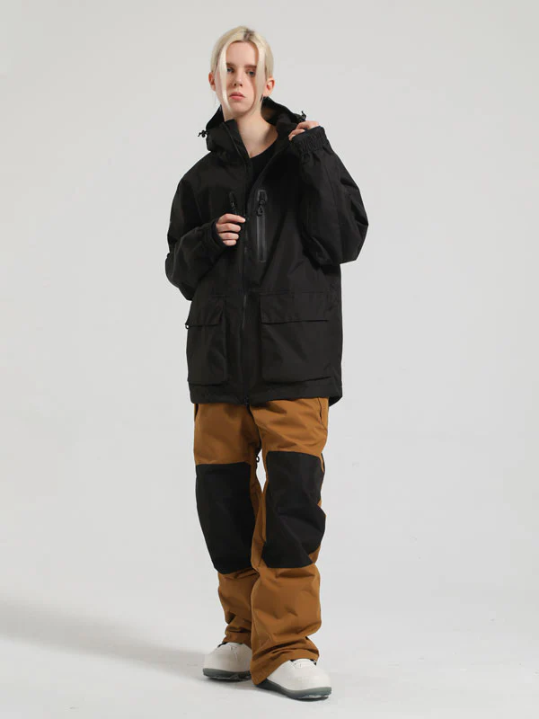 Women's Gsou Snow Winter Ranger Cargo Snow Jacket & Bibs Set - Image 9