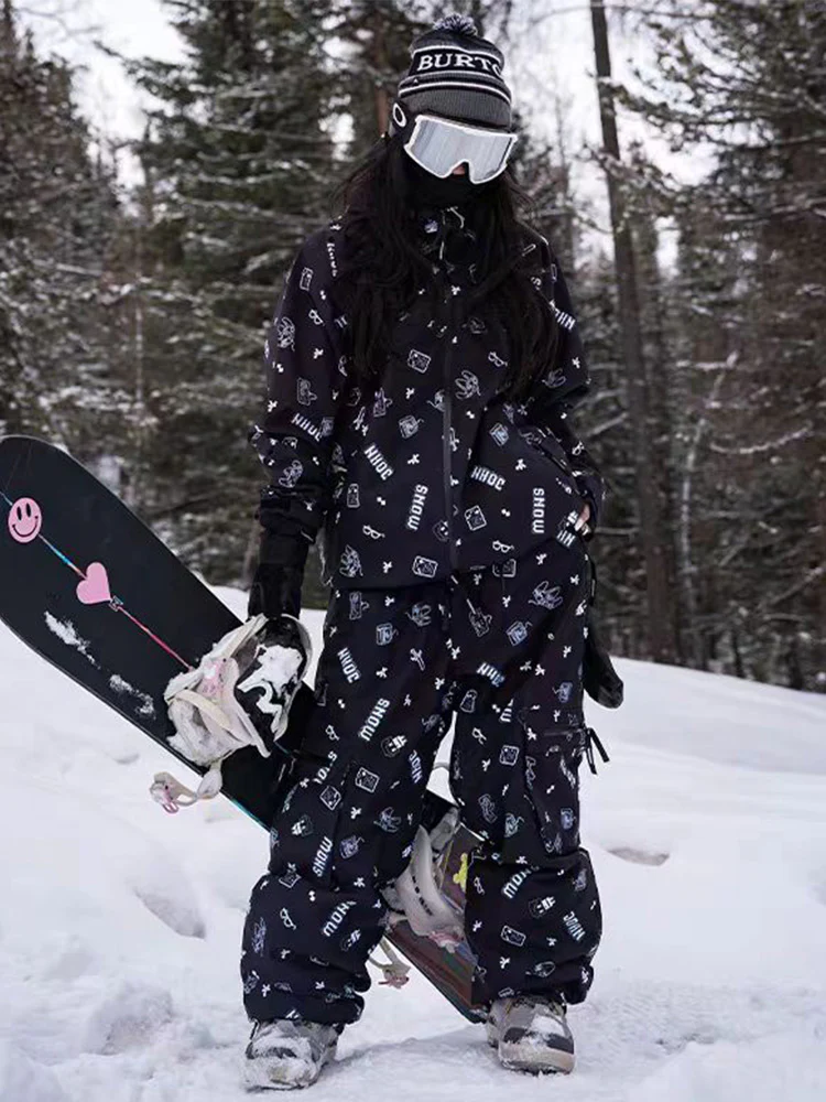 Women's John Snow Legendary Graphic Freestyle Baggy Two Pieces Snowsuit - Image 4