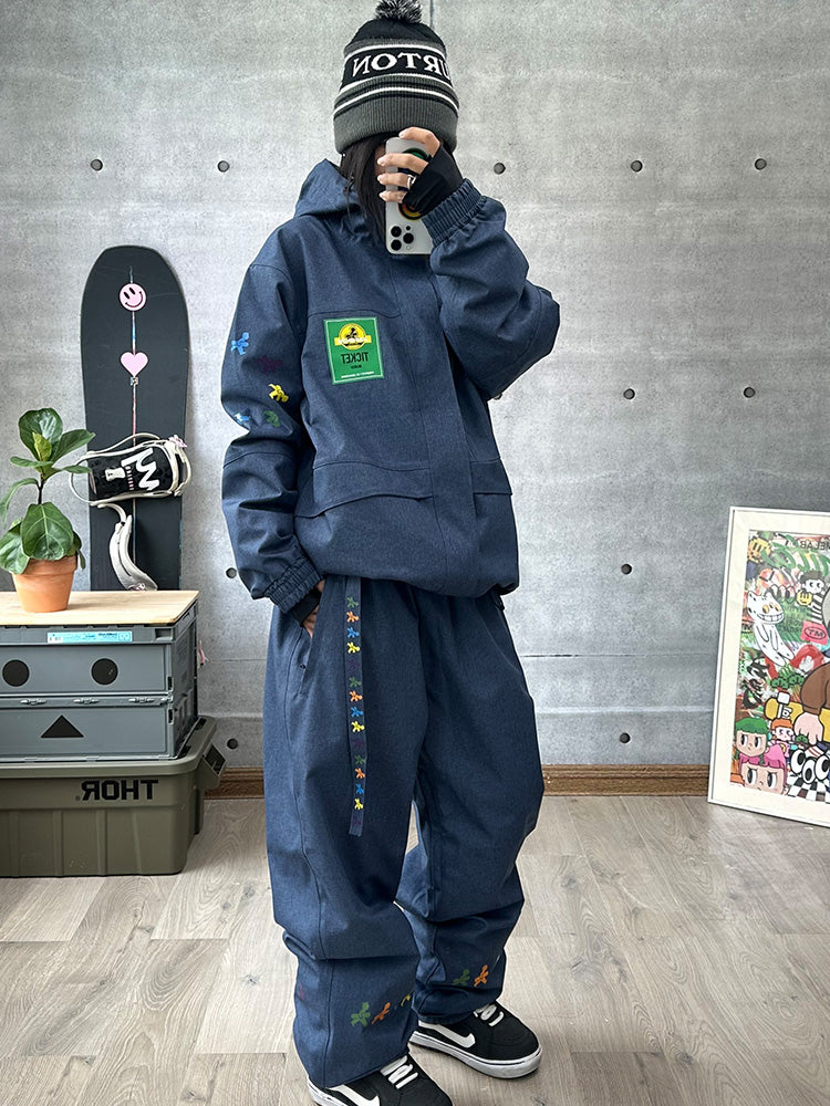 Women's John Snow Street Fusion WIP Baggy Cargo Snow Suit - Image 11