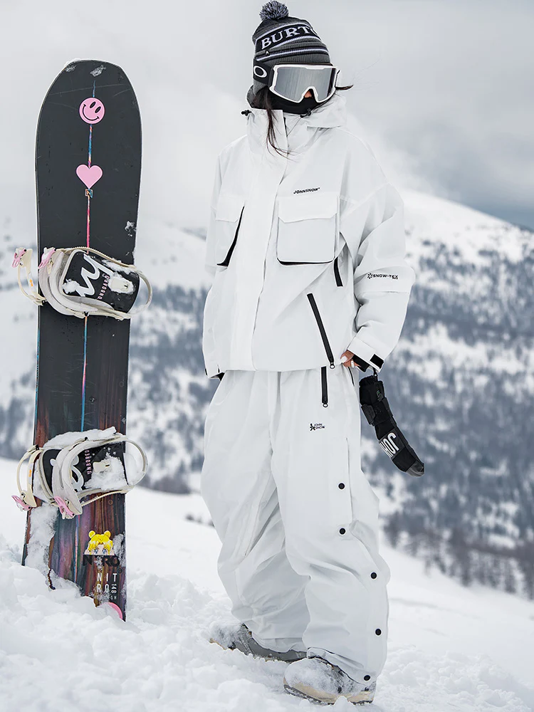 Women's John Snow Urban Edge Streetwear Freestyle Adventure Baggy Snow Suit - Image 6
