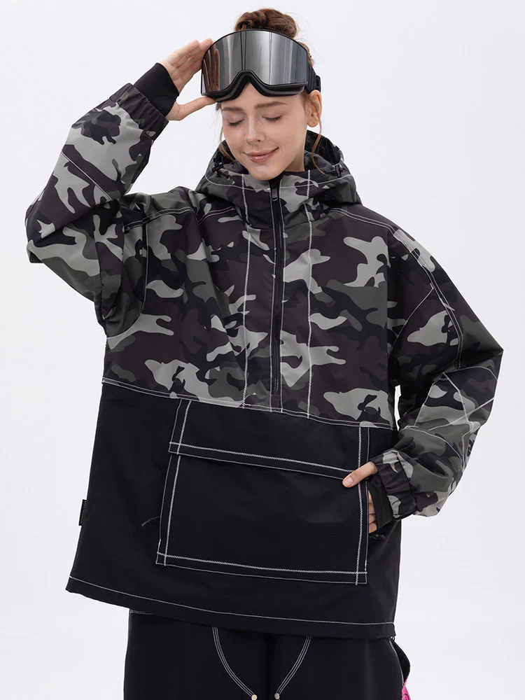 Women's All Season Mountain Vibe Streetstorm Pullover Snowboard Jacket - Image 15