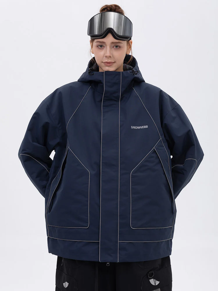 Women's All Weather Mountain Chill Reflective Snow Jacket – Night Skiing & Snowboard - Image 7