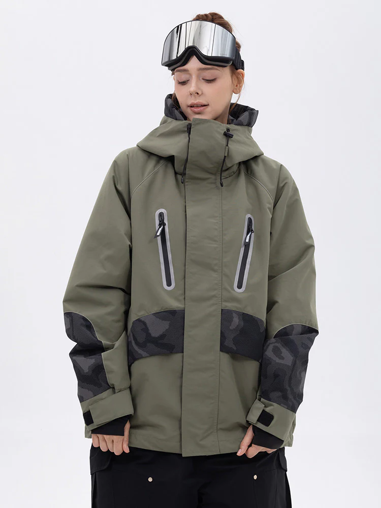 Women's Men's Chillform Glow Trail Reflective Camo Snow Jacket (US Local Fulfillment) - Image 9