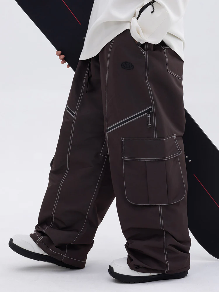 Men's Mountain Chill Streetstorm Oversize Baggy Snow Pants - Image 6