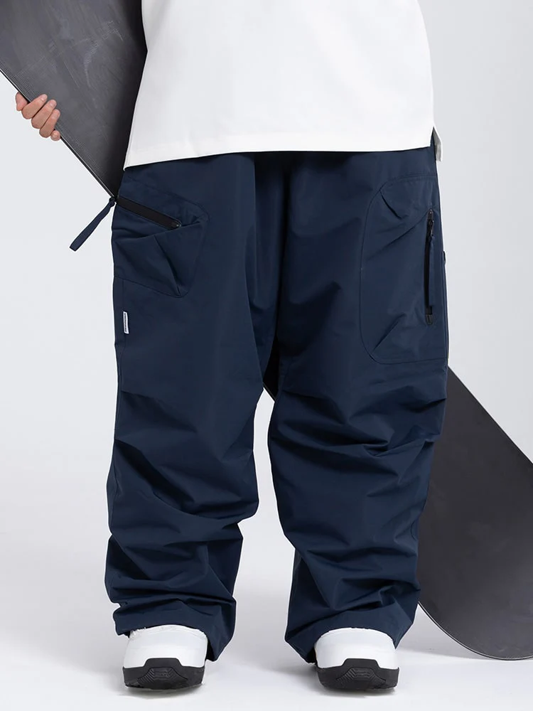 Women's Men's Prime Mountain Baggy Snow Pants with Dual Side Cargo Pockets (US Local Fulfillment) - Image 8
