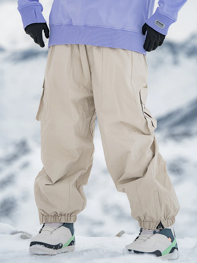 Men's Rabbit Snow StreetFlow Freestyle Cargo Baggy Snow Pants - Image 10